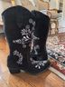 Agave Floral Black Boots Size 9 1/2 - photo 4