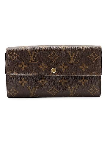 Louis Vuitton LOUIS VUITTON Louis Vuitton Monogram Pochette Portemonnaie Credit Bi-fold Long Wallet M61726 (view 1)