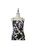 Commense 100% Polyester Floral Black White Brown Casual Dress Size M - photo 4