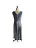 Vince. 100% Polyester Silver Cocktail Dress Size 10 - photo 2