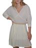 Maje Gold White Casual Dress Size S - photo 1