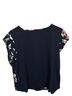 Van Heusen 100% Polyester 60% Cotton 40% Polyester Floral Multi Color Short Sleeve Blouse Size XL - photo 2