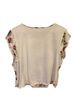 Van Heusen 100% Polyester 60% Cotton 40% Polyester Floral Multi Color Short Sleeve Blouse Size XL - photo 2
