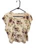 Van Heusen 100% Polyester 60% Cotton 40% Polyester Floral Multi Color Short Sleeve Blouse Size XL - photo 1
