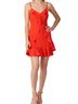 BCBGMAXAZRIA 100% Polyester Orange Cocktail Dress Size 8 - photo 4