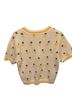 Adrianna Papell Floral White Yellow Green Pullover Sweater Size L - photo 2