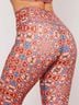 Wolven Graphic Aztec Or Tribal Print Red Blue Leggings Size S - photo 7