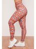 Wolven Graphic Aztec Or Tribal Print Red Blue Leggings Size S - photo 6