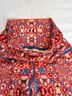 Wolven Graphic Aztec Or Tribal Print Red Blue Leggings Size S - photo 3