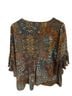 Artesia 100% Polyester Floral Multi Color Blouse Size XL - photo 2