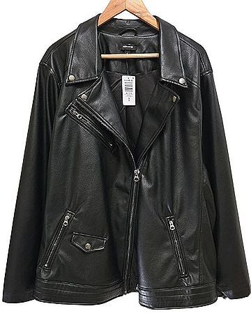 Torrid Faux Leather Moto Jacket (view 1)
