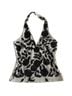 Cache White Black Halter Top Size S - photo 1