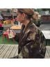 Ganni Camo Green Brown Jacket Size M - photo 7