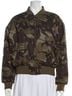 Ganni Camo Green Brown Jacket Size M - photo 2