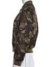 Ganni Camo Green Brown Jacket Size M - photo 6