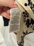 DKNY 100% Silk Damask Black Ivory Jacket Size 8 - photo 6
