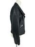ALLSAINTS 100% Lambskin 62% Viscose 38% Cotton 100% Polyester Solid Black Leather Jacket Size 4 - photo 9