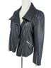 ALLSAINTS 100% Lambskin 62% Viscose 38% Cotton 100% Polyester Solid Black Leather Jacket Size 4 - photo 8
