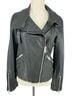 ALLSAINTS 100% Lambskin 62% Viscose 38% Cotton 100% Polyester Solid Black Leather Jacket Size 4 - photo 1