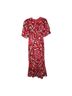 Rhode X Target Floral Red Pink Casual Dress Size 2 - photo 4