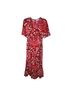 Rhode X Target Floral Red Pink Casual Dress Size 2 - photo 2