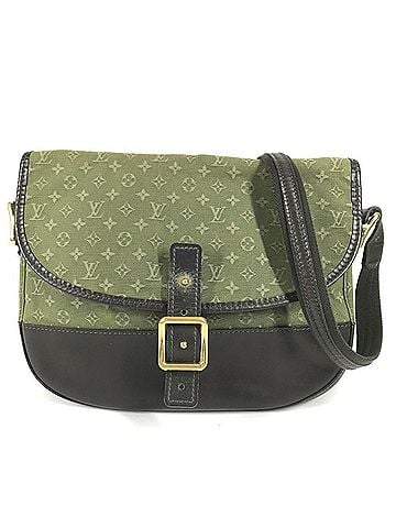 Louis Vuitton LOUIS VUITTON M92673 Monogram Mini Belanger Crossbody Bag, Pouch, Flap Shoulder Canvas, Men's &amp; Women's, Khaki (view 1)