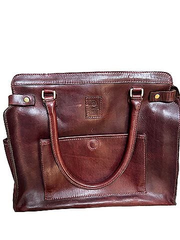 American Leather Co sandast from Blake lively Leather Satchel (view 1)