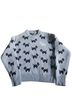 No Boundaries Print Blue Pullover Sweater Size S - photo 1