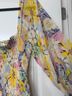 Shoshanna Floral Multi Color Long Sleeve Blouse Size S - photo 5