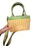 J. McLaughlin Green Tan Leather Tote One size - photo 2