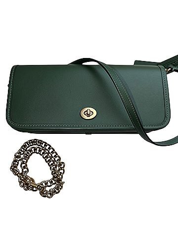 Coach Dinky  Leather Shoulder Bag (view 1)