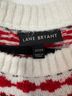 Lane Bryant Fair Isle White Red Black Blue Wool Pullover Sweater Size 22 - photo 3