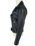 IRO 100% Lambskin Solid Black Leather Jacket Size 4 - photo 10