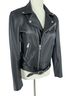 IRO 100% Lambskin Solid Black Leather Jacket Size 4 - photo 8