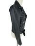 IRO 100% Lambskin Solid Black Leather Jacket Size 4 - photo 9