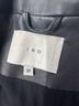 IRO 100% Lambskin Solid Black Leather Jacket Size 4 - photo 3