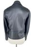 IRO 100% Lambskin Solid Black Leather Jacket Size 4 - photo 2