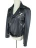 IRO 100% Lambskin Solid Black Leather Jacket Size 4 - photo 7