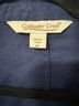 Coldwater Creek 100% Linen Blue Blazer Size 3X - photo 3