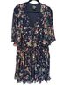 Taylor Floral Multi Color Blue Green Pink Casual Dress Size 22 - photo 1