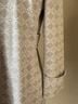 Banana Republic 98% Cotton 2% Spandex 100% Polyester Graphic White Tan Blazer Size M - photo 8