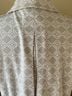 Banana Republic 98% Cotton 2% Spandex 100% Polyester Graphic White Tan Blazer Size M - photo 7
