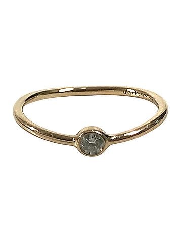 Tiffany & Co. TIFFANY&amp;Co. Tiffany 18K Gold Wave Single Ring with 1PD Diamond - Jewelry, Accessory, Ring, Au750 Pink Women's (view 1)