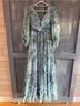 Mac Duggal 100% Polyester Floral Blue Cocktail Dress Size 0X - photo 5