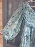 Mac Duggal 100% Polyester Floral Blue Cocktail Dress Size 0X - photo 6