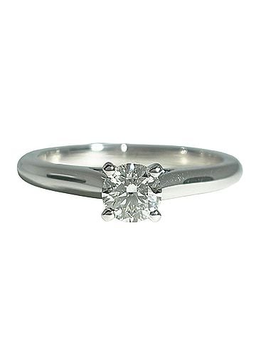 Cartier Cartier Solitaire 1P Ring, Diamond 0.33ct, Platinum 950, 3.3g, G VVS1, 3EX, Women's. (view 2)