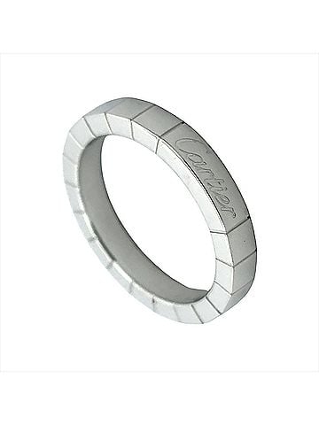 Cartier Cartier Lanieres Ring, Size #50, 18KWG, 6.0g, White Gold, 3mm, Women's (view 1)