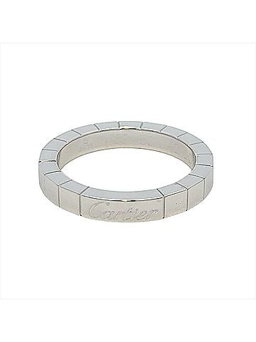 Cartier Cartier Lanieres Ring, Size #50, 18KWG, 6.0g, White Gold, 3mm, Women's (view 2)