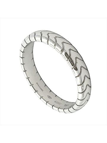 Bvlgari Bvlgari Bulgari Spiga Ring, Size #56, Platinum 950, 6.8g, Women's (view 1)