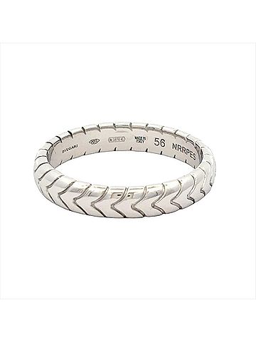 Bvlgari Bvlgari Bulgari Spiga Ring, Size #56, Platinum 950, 6.8g, Women's (view 2)